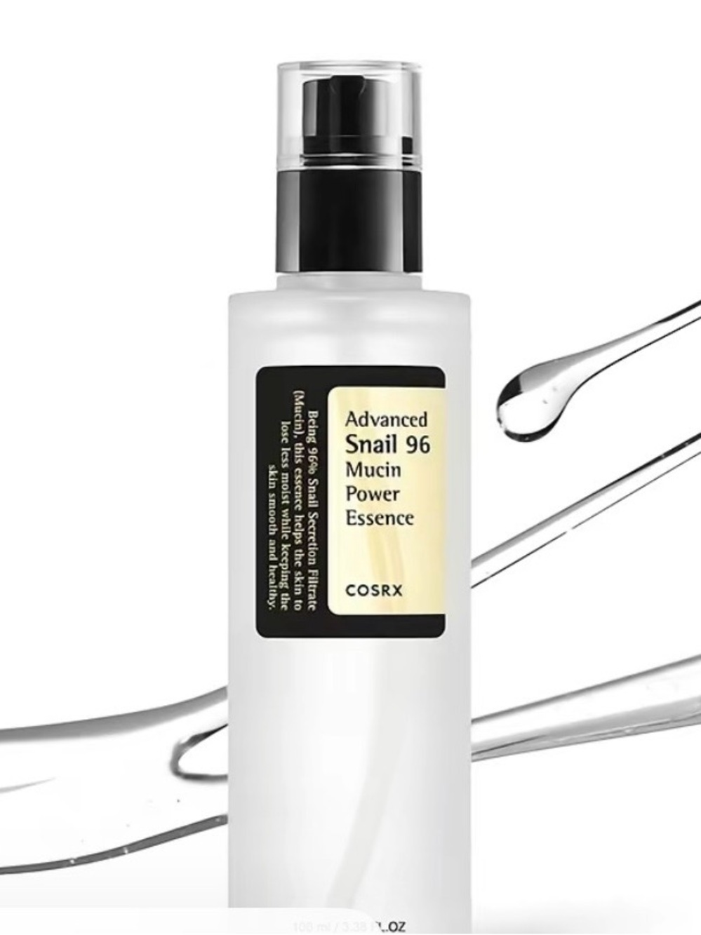 COSRX Advanced Snail 96 Mucin Power Essence - Clear Gel Bottle